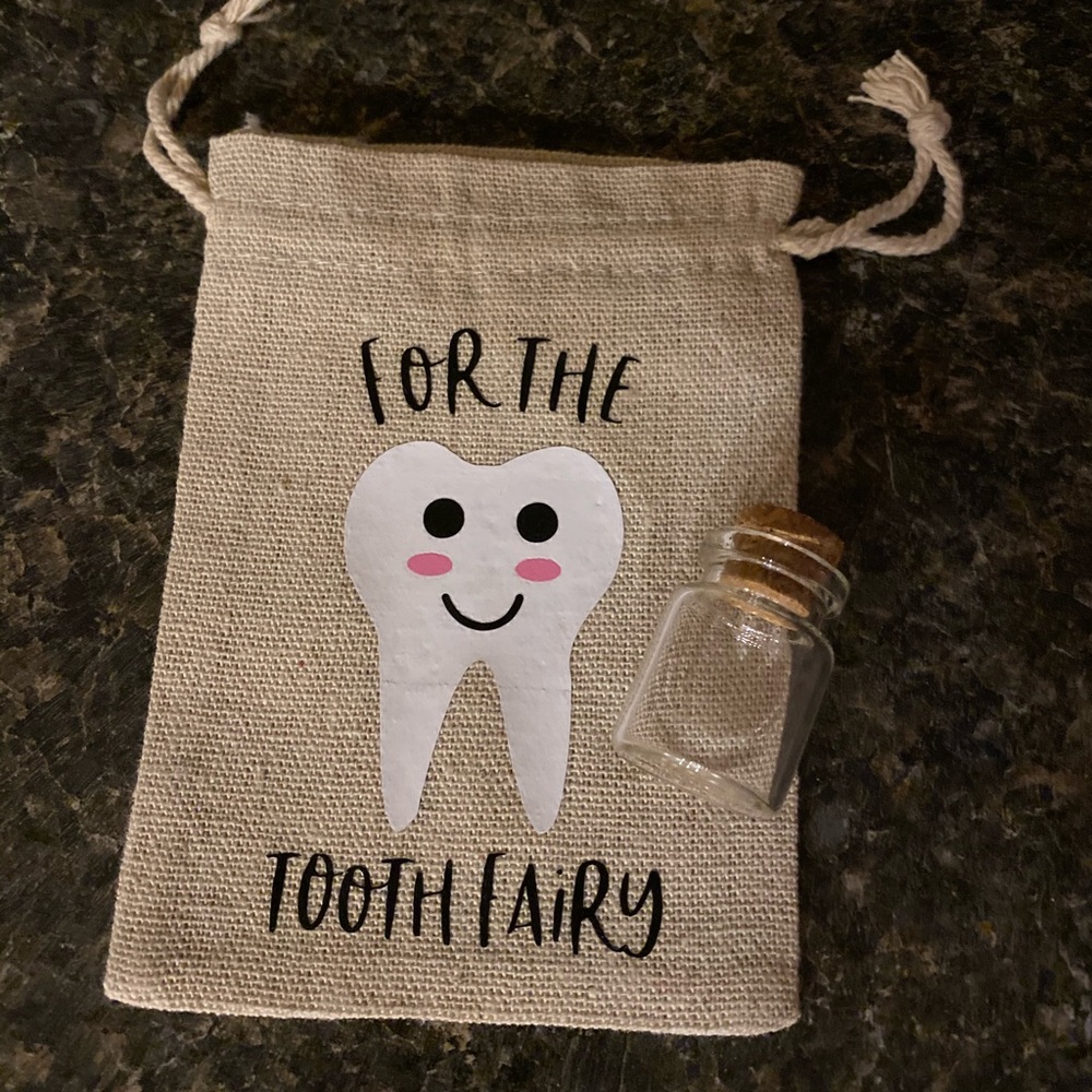Personalized tooth fairy bag